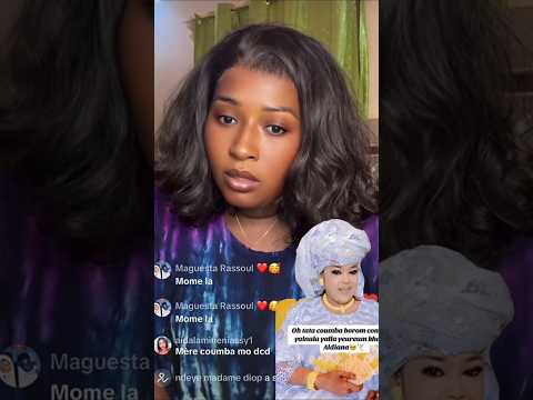 Ndeye Ndiaye apprend le décès de Mère Coumba en pleine Live