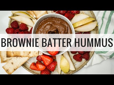 Healthy Brownie Batter Hummus