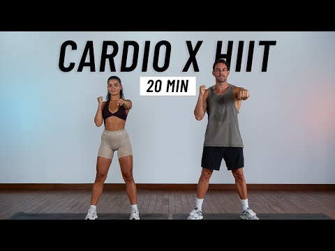20 MIN CARDIO HIIT WORKOUT - ALL STANDING - Full Body, No Equipment, No Repeats