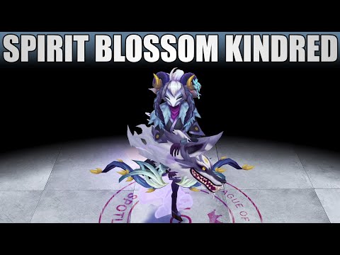 Spirit Blossom Kindred Night Blossom Chroma - League Of Legends