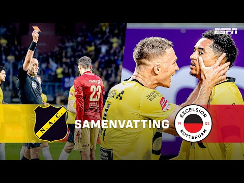 🔥 SPEKTAKEL in BREDA met 8 GOALS & 2 RODE KAARTEN 😱🟥 | Samenvatting NAC Breda - Excelsior