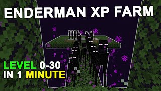 Minecraft FAST Enderman XP Farm 1.20 Tutorial