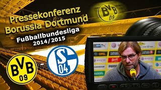 preview picture of video 'Borussia Dortmund - FC Schalke 04 : BVB-Pressekonferenz vor dem 146. Revierderby'