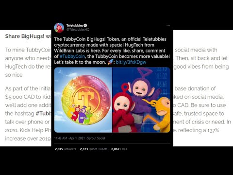 Teletubbies made their own cryptocurrency (Tubbycoin)