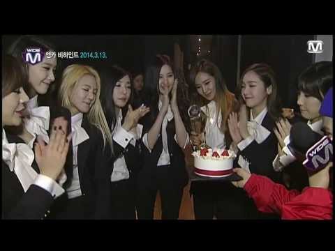 [1080p HD] 140320 Mnet Japan Wide 엠카 비하인드 - SNSD cut