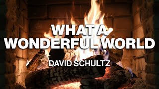 David Schultz – What a Wonderful World (Official Fireplace Video – Christmas Songs)