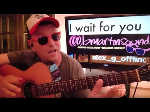 I Wait For You - alex g offline Guitar Tutorial (Beginner Lesson!)