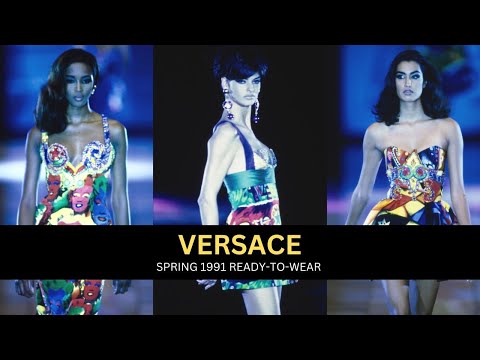 [PHOTOS] Gianni Versace Spring/Summer 1991 Ready-To-Wear Fashion Show