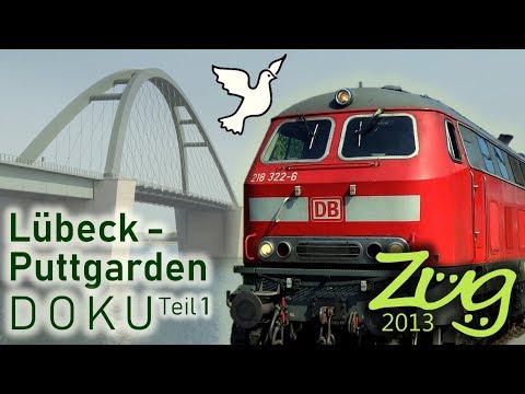 Lübeck - Puttgarden, Vogelfluglinie | DOKU | Geschichte, Zugverkehr mit BR648, BR218, Gumminase(IC3)