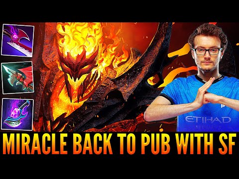 👉 The M-GOD Is Back To Pub - MIRACLE Is Unstoppable With Shadow Fiend - Facing NothingToSay On Mid