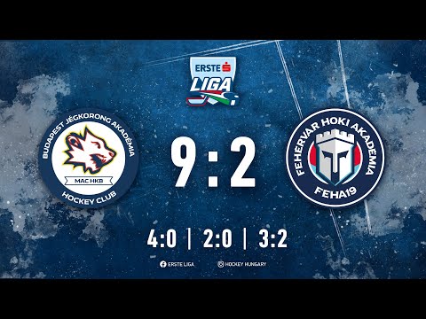 Gólösszefoglaló EL 50 - Budapest Jégkorong Akadémia HC - FEHA19 9-2 20221025