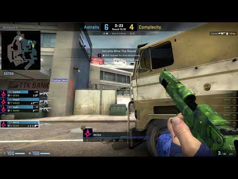 CS:GO POV Demo Astralis device (24/15) vs Complexity (de_overpass)