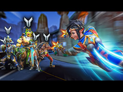 1 BUFFED Top 500 TRACER vs 5 SILVER PLAYERS - Who wins?! (THIS WAS INSANE!)