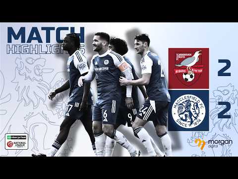 Play-Off battle ends all square 🤝 | Scarborough Athletic 2-2 Macclesfield FC