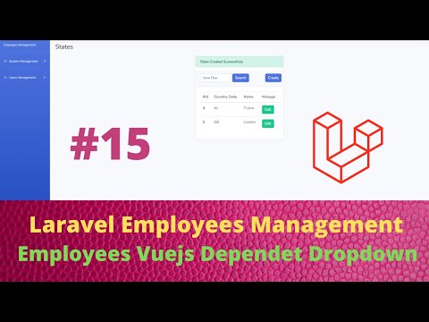 01 Employees Management Application with Laravel and Vuejs
