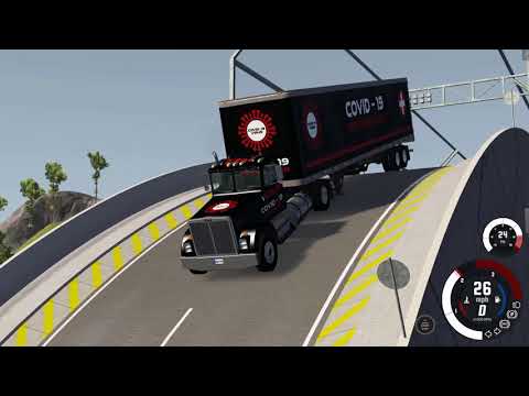 BeamNG.drive Car Jump Arena - COVID 19 RESPONSE
