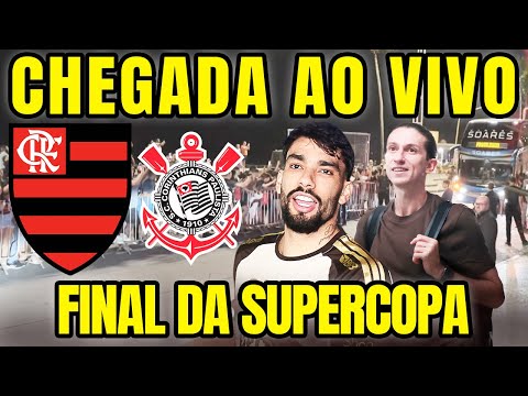 AO VIVO: CHEGADA DO FLAMENGO A BRASÍLIA PARA FINAL SUPERCOPA! MENGÃO X CORINTHIANS / LUCAS PAQUETÁ