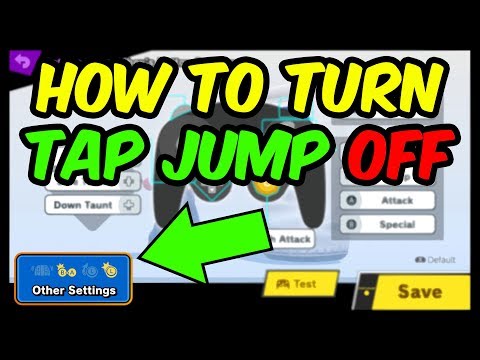 How To Turn Off Tap Jump/Modify Controls for Online In Super Smash Bros Ultimate