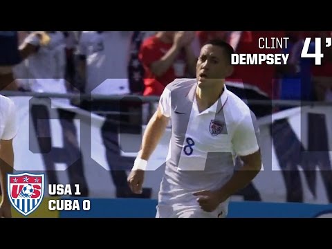 MNT vs. Cuba: Clint Dempsey Goal - July 18, 2015