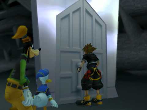 Kingdom Hearts II, English cutscene: 196 - Through the Door - HD 720p