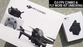 DJI FPV Combo Unboxing & DJI FPV Fly More Kit - DJI FPV Drone & DJI FPV Goggles V2