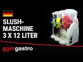 Commercial Slush Machine - 3 x 12 L, -2° to -10°C – R290