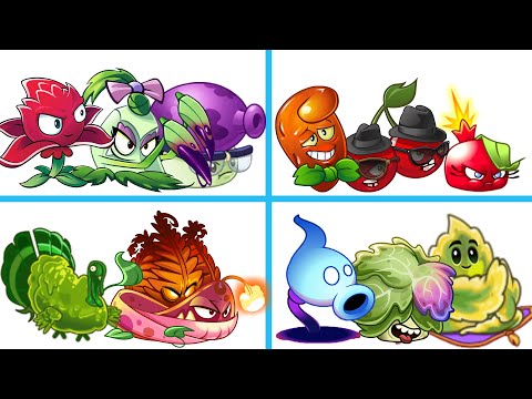 PvZ 2 4 Super Team Plants Vs Team Zombies Part 37 - Team So OP !!!