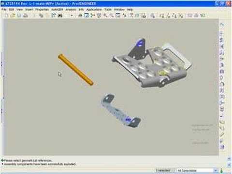 ProEngineer Mechanica Static Analysis in Wildfire 3.0