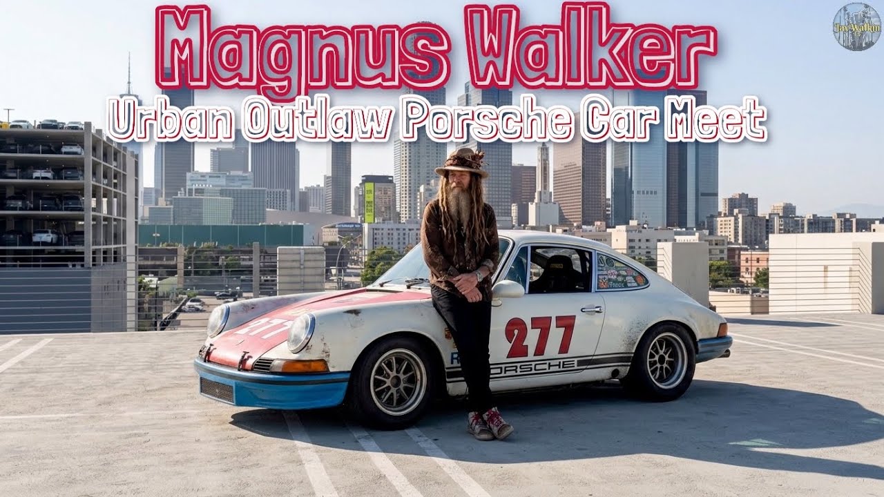 🤠Magnus Walker Rooftop Porsche Meet/BIGTIME Store Tour 🏎️ | Los Angeles, California USA 🇺🇸