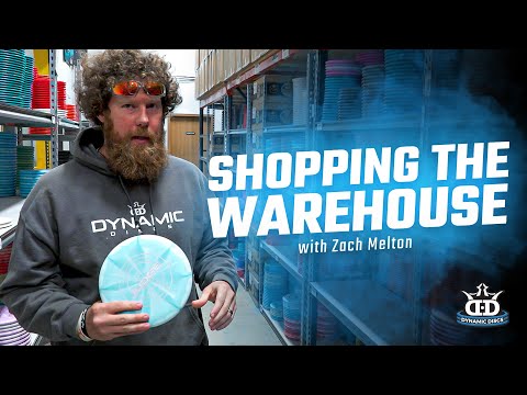 Zach Melton Shops the Dynamic Discs Warehouse