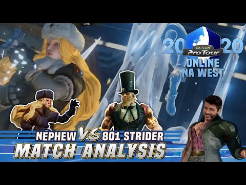 SFV CE Match Analysis: CPT Online NA West 1 LF - Nephew (Kolin) vs. 801 Strider (G)