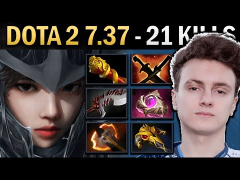 Phantom Assassin Gameplay Miracle with MKB and 21 Kills - Kez Dota