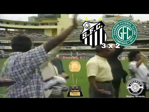 Santos 3 x 2 Guarani - 11/10/1997 - Homenagem ao primeiro campeonato mundial