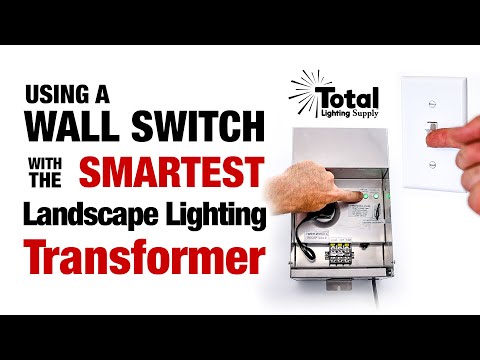 Using a Wall Switch with the Smartest LED Low Voltage Landscape Lighting Transformer