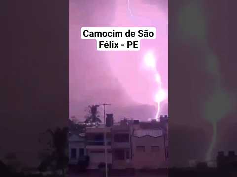 Tempestade de raios em Camocim de São Félix Pernambuco. #poraicomolucas #tempestade #pernambuco