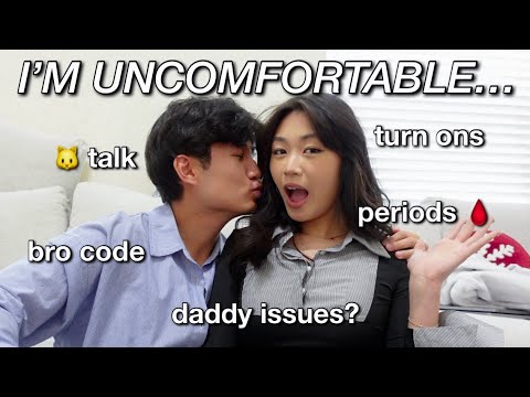 ASKING MY BOYFRIEND UNCOMFORTABLE QUESTIONS GIRLS ARE TOO AFRAID TO ASK