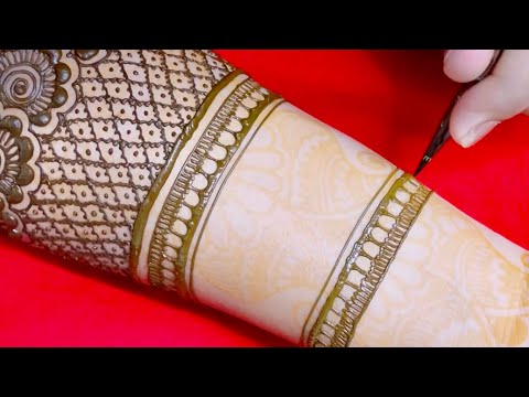 TRADITIONAL INDIAN STYLE BRIDAL MEHNDI DESIGN || FULL HAND MEHNDI DESIGNS FOR WEDDING
