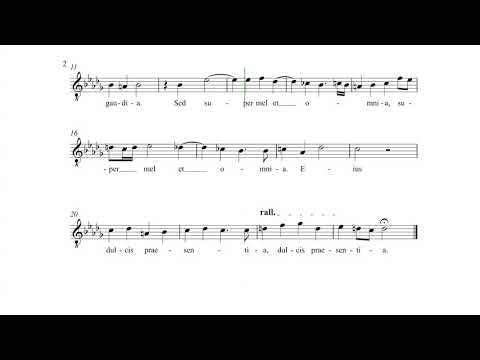 Ténor - Jesu dulcis memoria, T.L. de Victoria