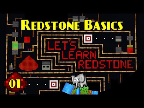 Redstone Basic Guide | Let's Learn Redstone 01 | Minecraft Bedrock Redstone Tutorial