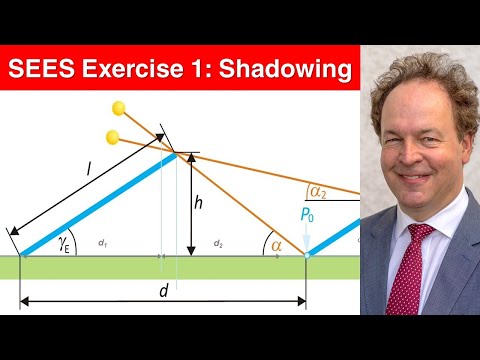 Exercise 01 Solar Electric Energy Systems - Solar Irradiance & Shadowing