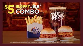 White Castle 2025 Sloppy Joe Sliders