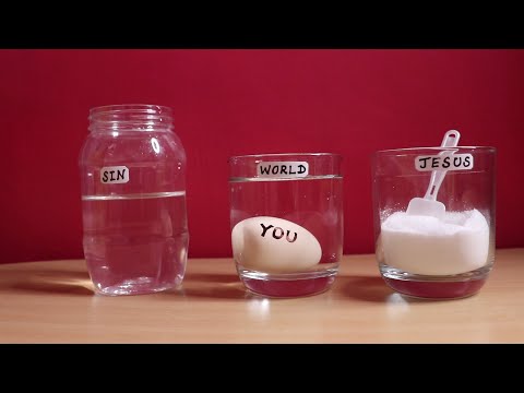 Object lesson in English- Salvation & Faith