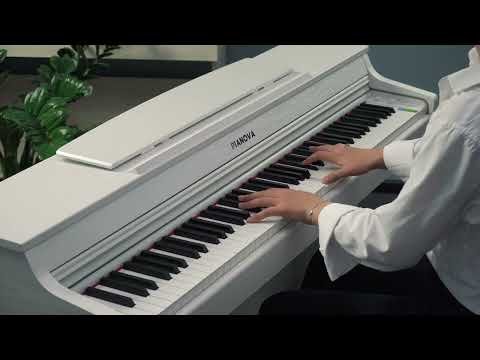 фото пианино pianova ma-810 wh + банкетка + наушники 0