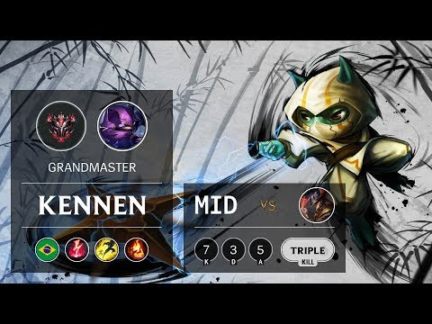 Kennen Mid vs Twisted Fate - BR Grandmaster Patch 9.18