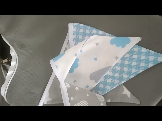 Vídeo relacionado con 2 Piezas Banderines de Tela Infantiles,Guirnalda de Tela Rosa de 2,8 m,Guirnalda de Banderine Infantiles,Guirnalda de Banderines para Habitación Infantil,Banderines Decorativos,Banderines Triangulares