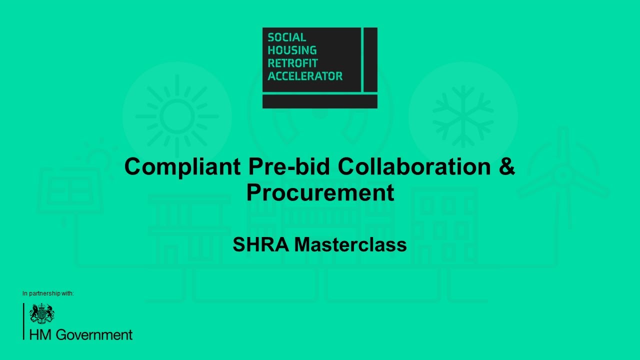 Compliant Pre-bid Collaboration & Procurement | SHRA Masterclass