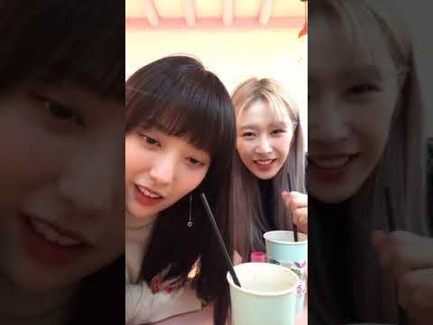 [181015]Ex-UNI.T Yoonjo's ig live (ft. Euijin) (part 3)