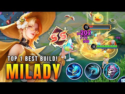 Unreal Damage!! MILADY the Monster Mid Laner – Top 1 Best Build in Honor of Kings
