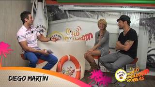 Romy Low y Diego Martín en Radiomaliboomboom