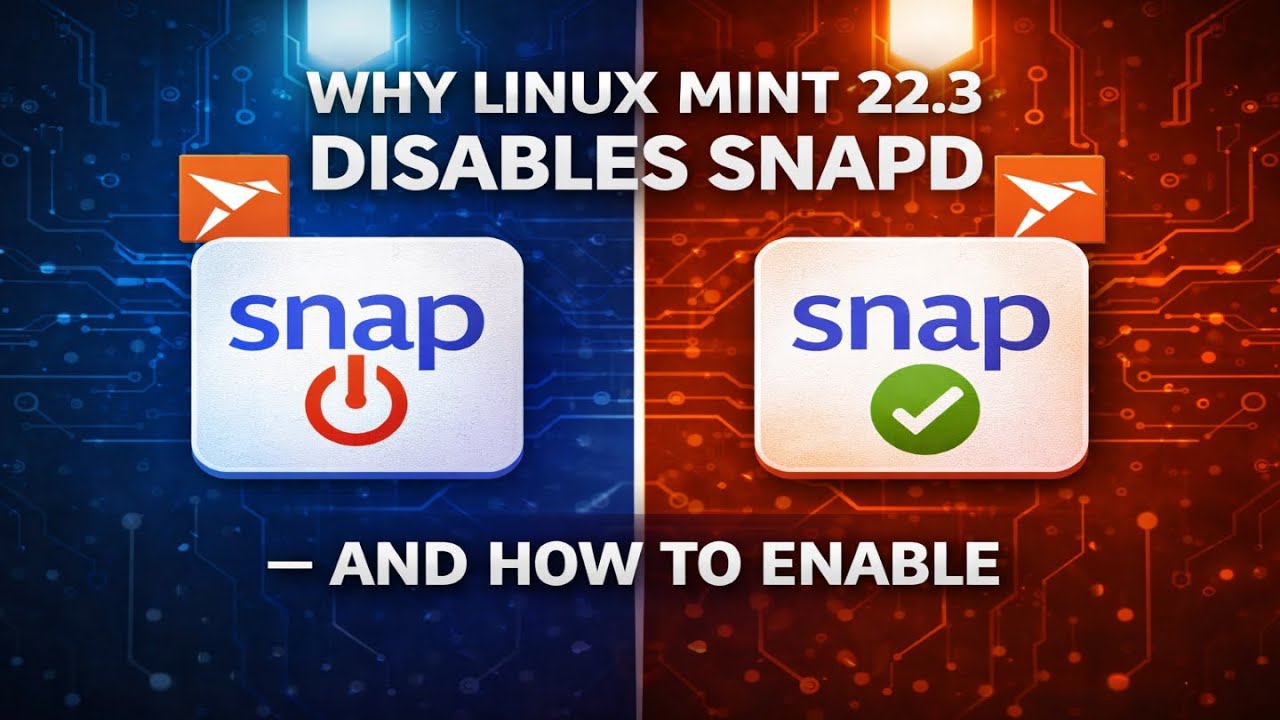 Why Linux Mint 22.3 Disables Snapd — And How to Enable It Correctly in 2026